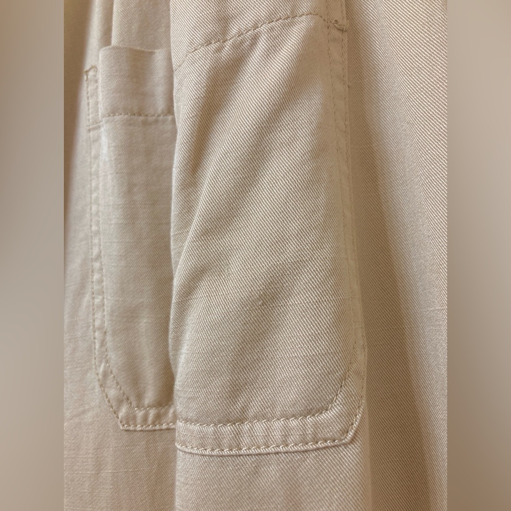 Tommy Hilfiger Women’s Khaki High Rise Tapered Ankle Cargo Pants 2X Utility Y2K - Picture 9 of 9